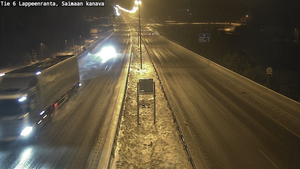 Weather Camera Image Road 6 Lappeenranta, Saimaa channel, Lappeenranta, Etelä-Karjala