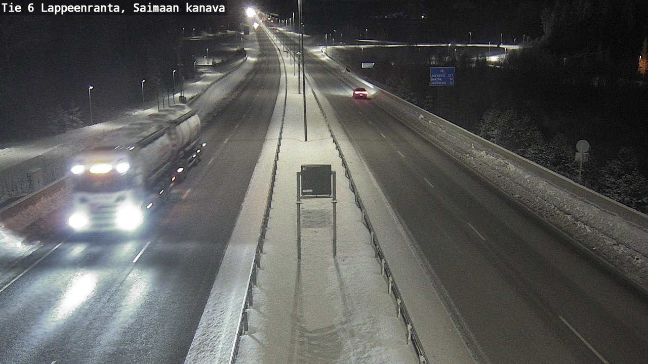 Kelikamerat Kuva Tie 6 Lappeenranta, Saimaan kanava, Lappeenranta, Etelä-Karjala