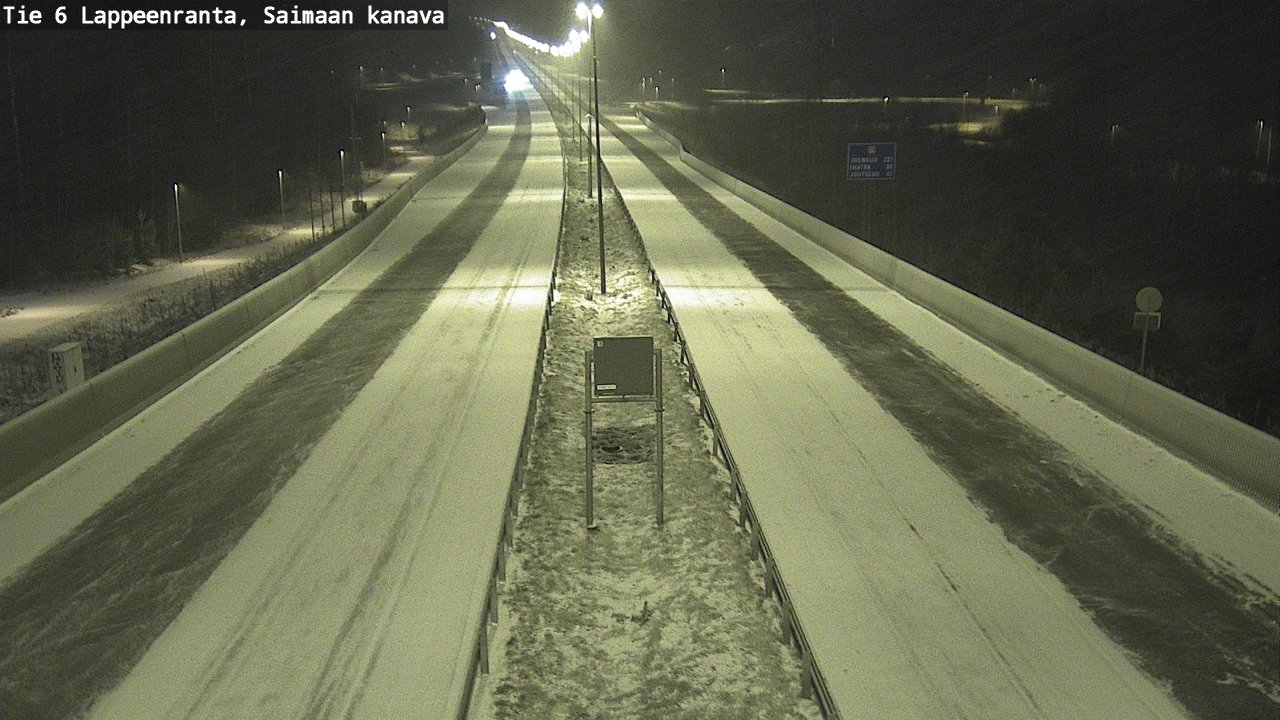 Kelikamerat Kuva Tie 6 Lappeenranta, Saimaan kanava, Lappeenranta, Etelä-Karjala