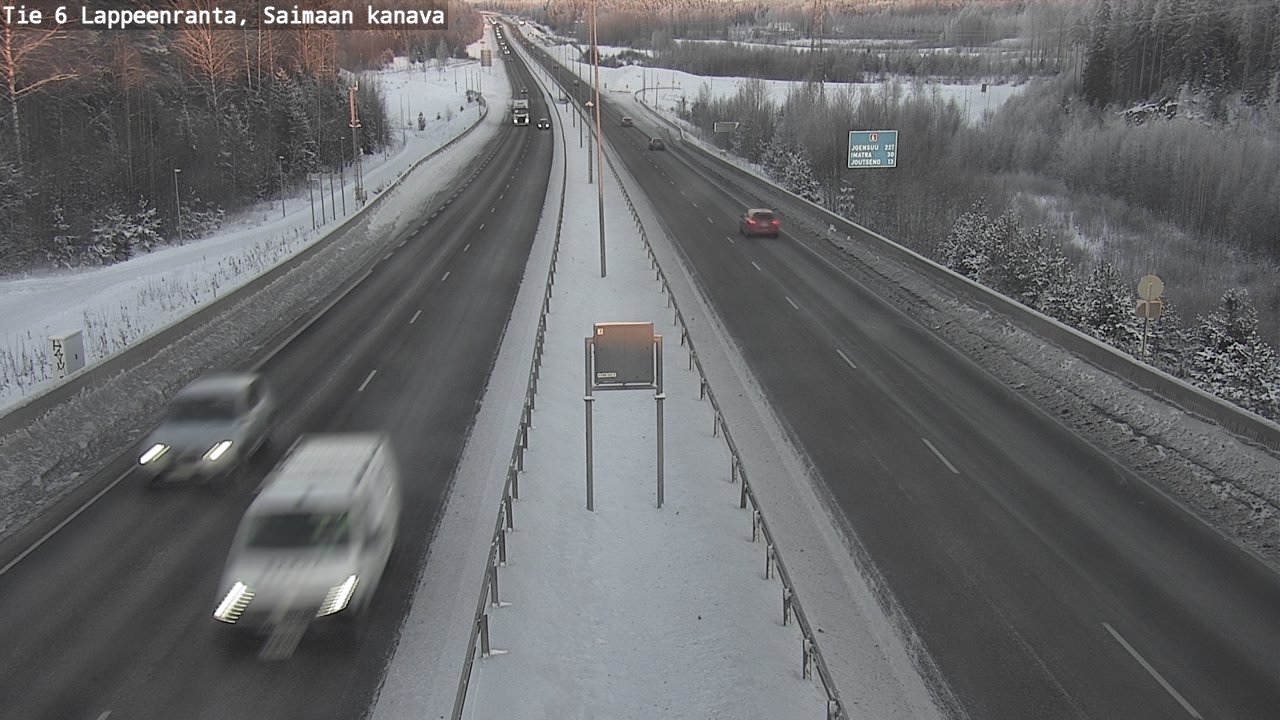 Weather Camera Image Road 6 Lappeenranta, Saimaa channel, Lappeenranta, Etelä-Karjala