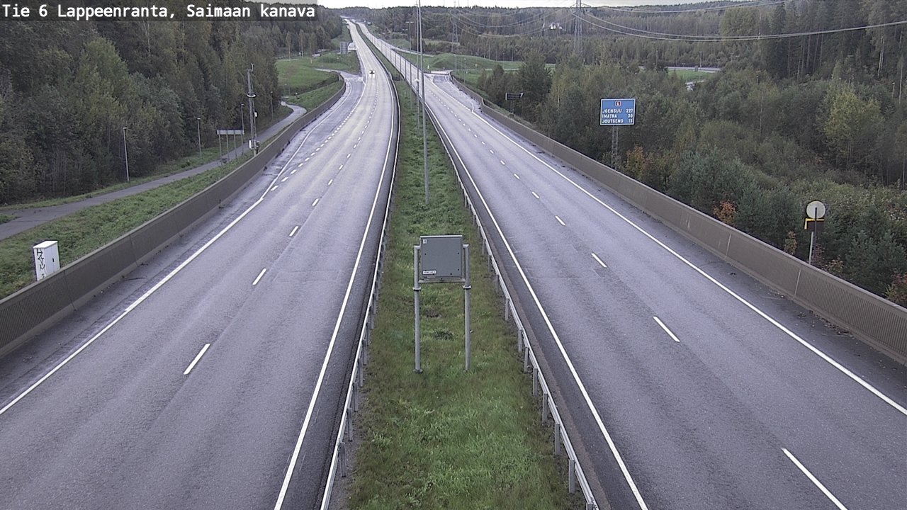 Kelikamerat Kuva Tie 6 Lappeenranta, Saimaan kanava, Lappeenranta, Etelä-Karjala