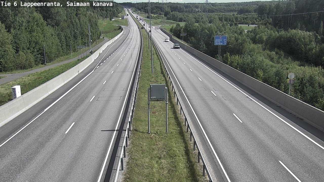 Kelikamerat Kuva Tie 6 Lappeenranta, Saimaan kanava, Lappeenranta, Etelä-Karjala
