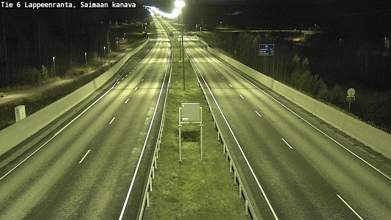 Weather Camera Image Road 6 Lappeenranta, Saimaa channel, Lappeenranta, Etelä-Karjala