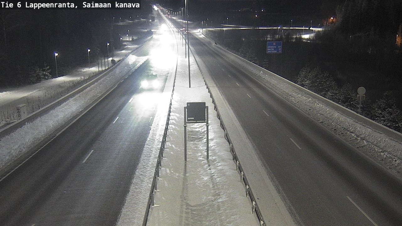 Weather Camera Image Road 6 Lappeenranta, Saimaa channel, Lappeenranta, Etelä-Karjala