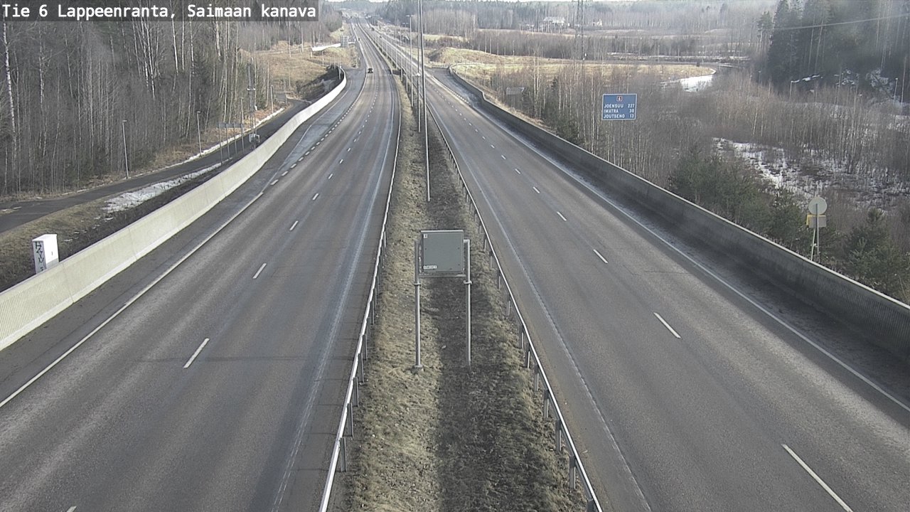 Kelikamerat Kuva Tie 6 Lappeenranta, Saimaan kanava, Lappeenranta, Etelä-Karjala