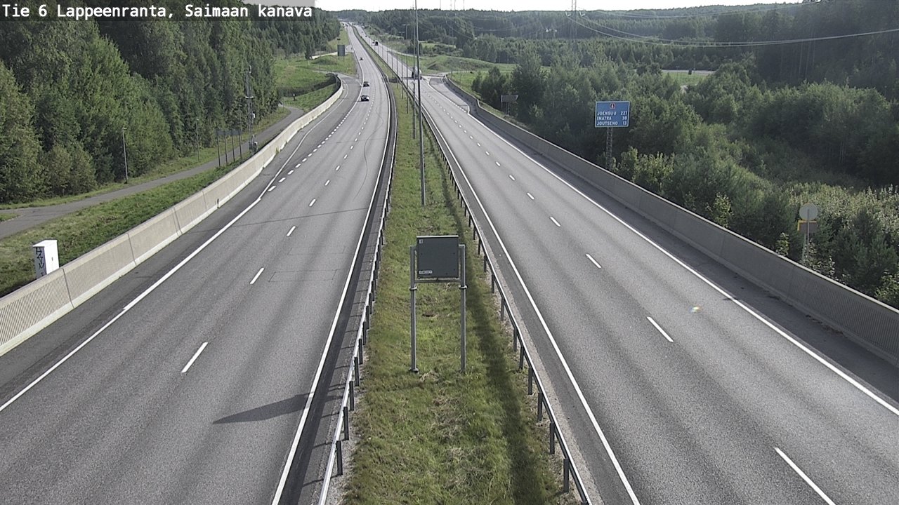 Kelikamerat Kuva Tie 6 Lappeenranta, Saimaan kanava, Lappeenranta, Etelä-Karjala
