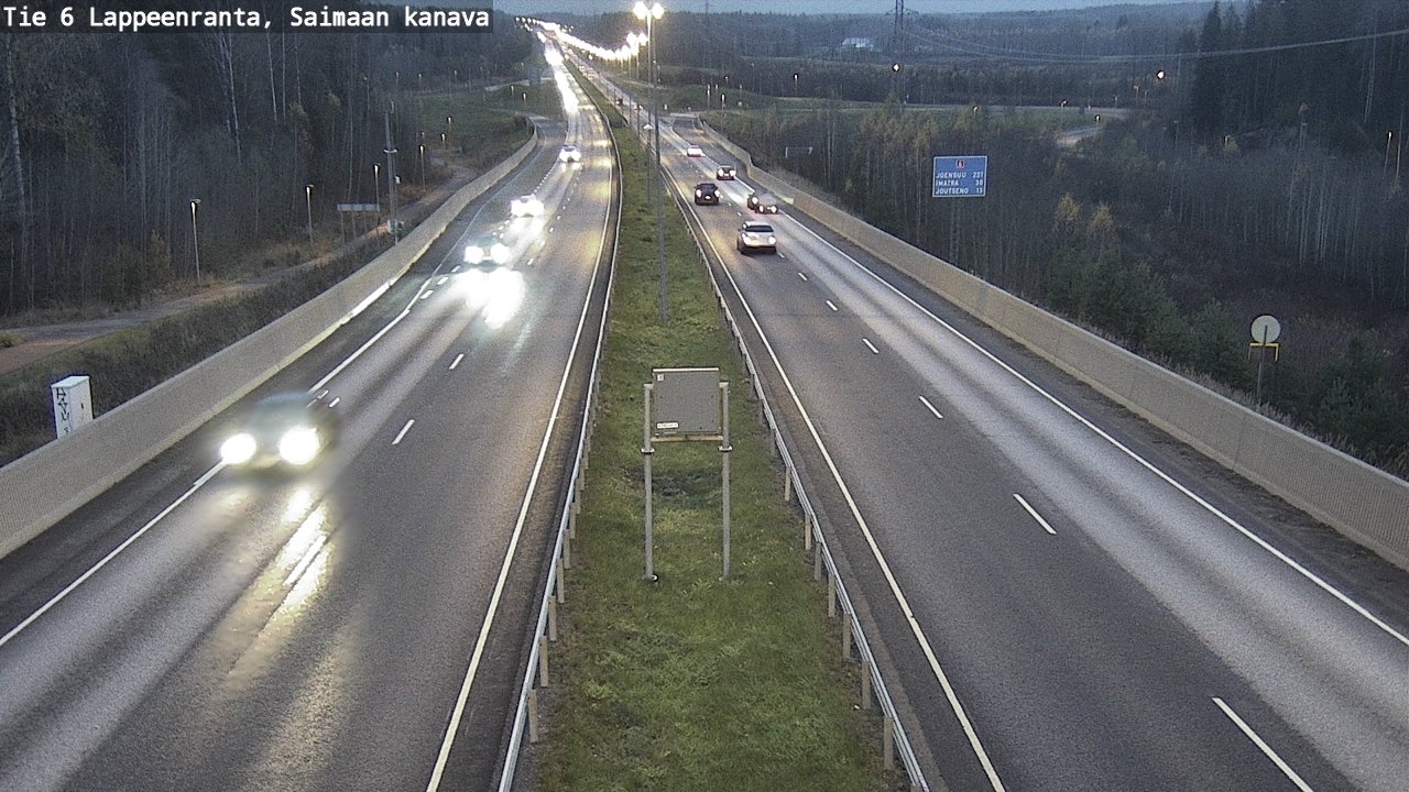 Kelikamerat Kuva Tie 6 Lappeenranta, Saimaan kanava, Lappeenranta, Etelä-Karjala