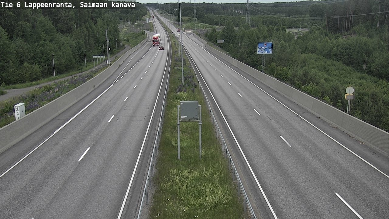 Kelikamerat Kuva Tie 6 Lappeenranta, Saimaan kanava, Lappeenranta, Etelä-Karjala
