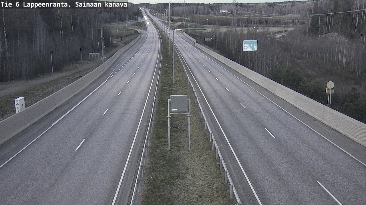 Weather Camera Image Road 6 Lappeenranta, Saimaa channel, Lappeenranta, Etelä-Karjala