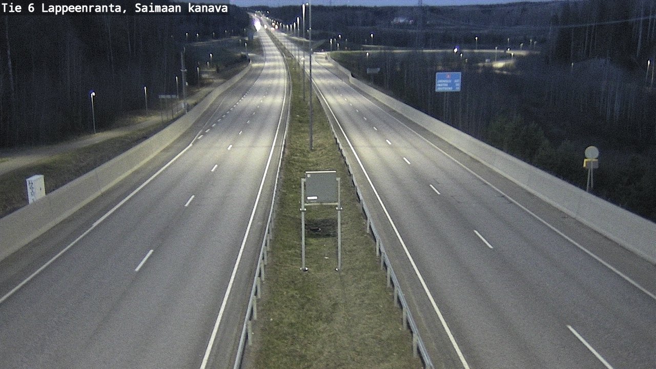 Weather Camera Image Road 6 Lappeenranta, Saimaa channel, Lappeenranta, Etelä-Karjala