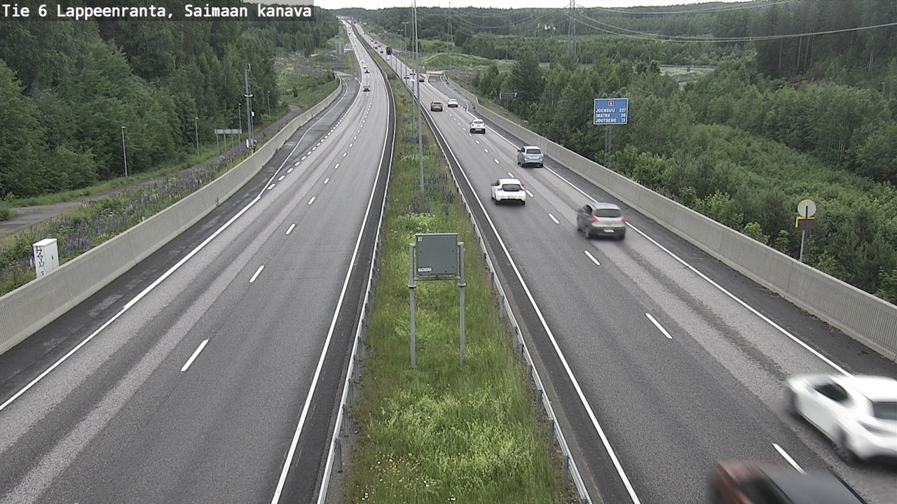 Kelikamerat Kuva Tie 6 Lappeenranta, Saimaan kanava, Lappeenranta, Etelä-Karjala