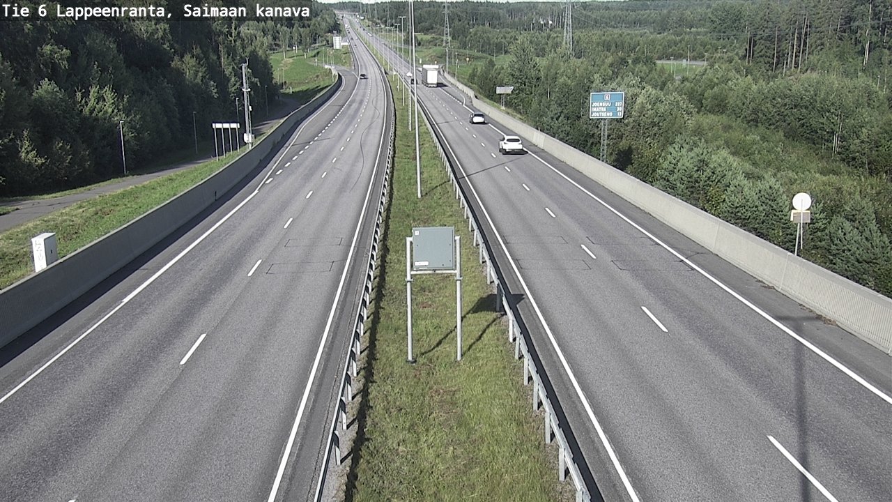 Kelikamerat Kuva Tie 6 Lappeenranta, Saimaan kanava, Lappeenranta, Etelä-Karjala