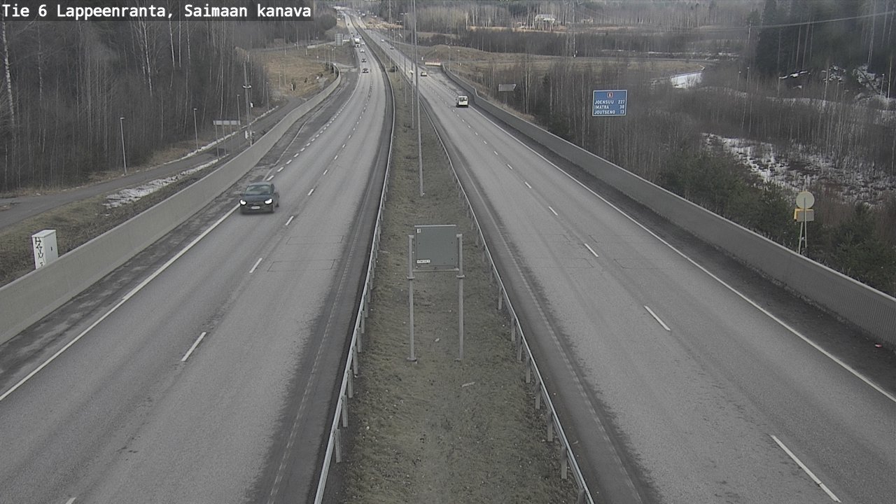 Kelikamerat Kuva Tie 6 Lappeenranta, Saimaan kanava, Lappeenranta, Etelä-Karjala