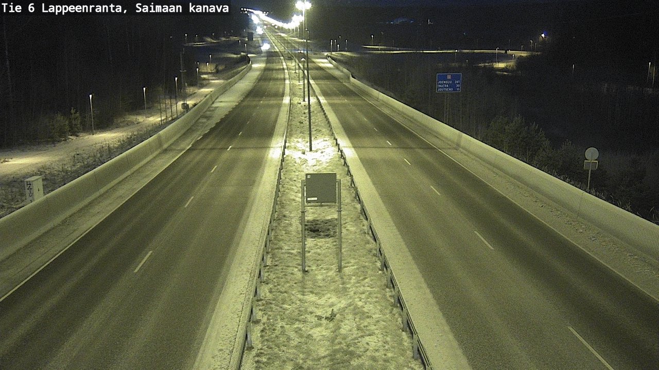 Kelikamerat Kuva Tie 6 Lappeenranta, Saimaan kanava, Lappeenranta, Etelä-Karjala