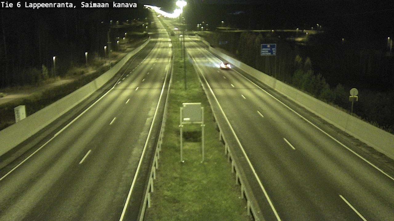 Weather Camera Image Road 6 Lappeenranta, Saimaa channel, Lappeenranta, Etelä-Karjala