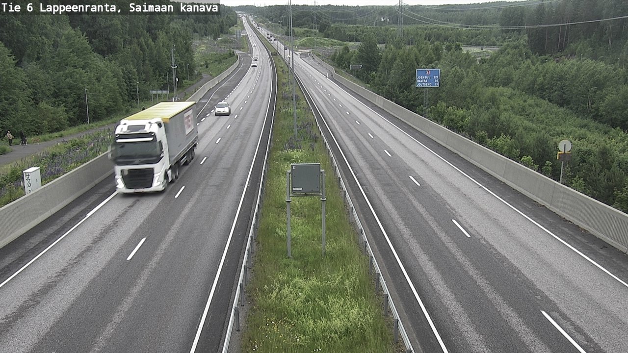 Kelikamerat Kuva Tie 6 Lappeenranta, Saimaan kanava, Lappeenranta, Etelä-Karjala