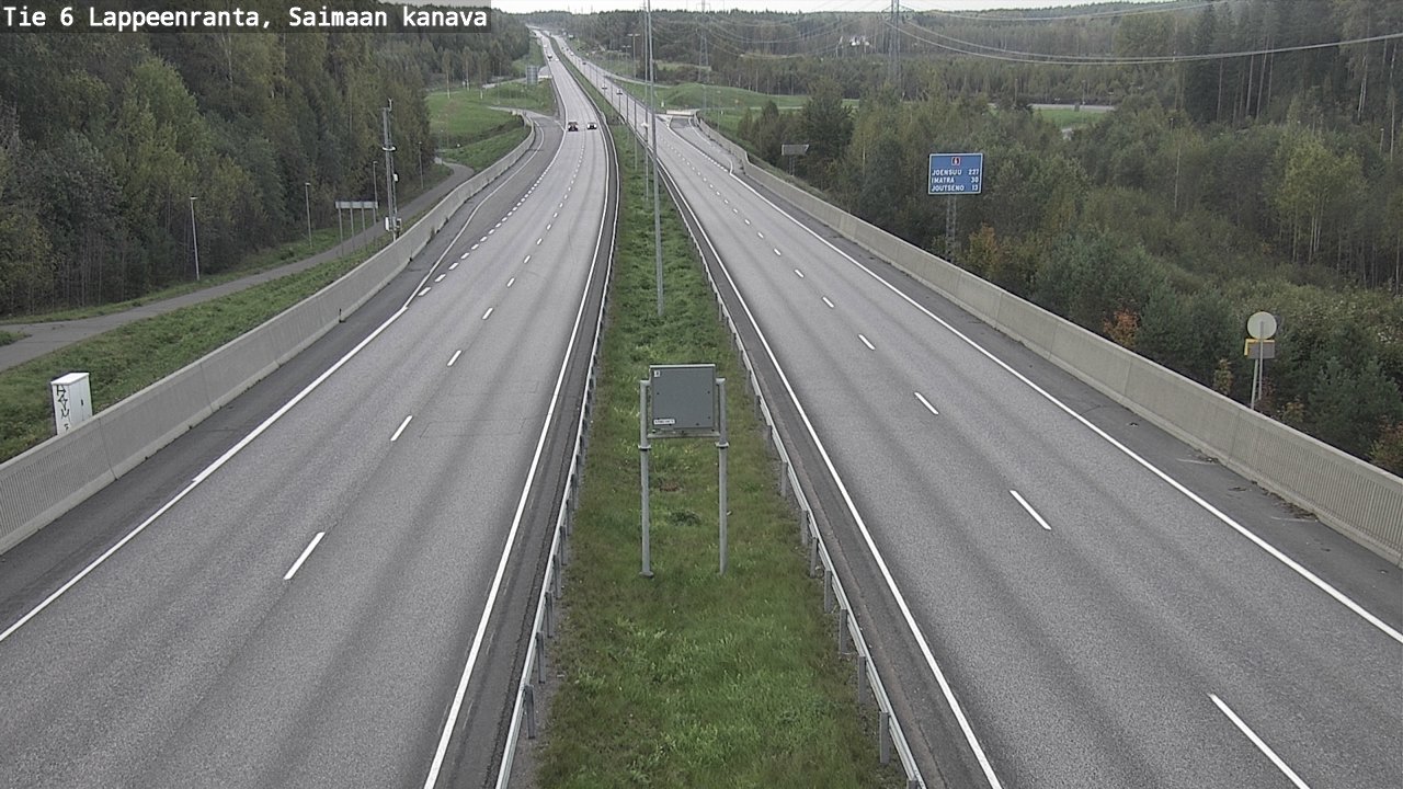 Kelikamerat Kuva Tie 6 Lappeenranta, Saimaan kanava, Lappeenranta, Etelä-Karjala