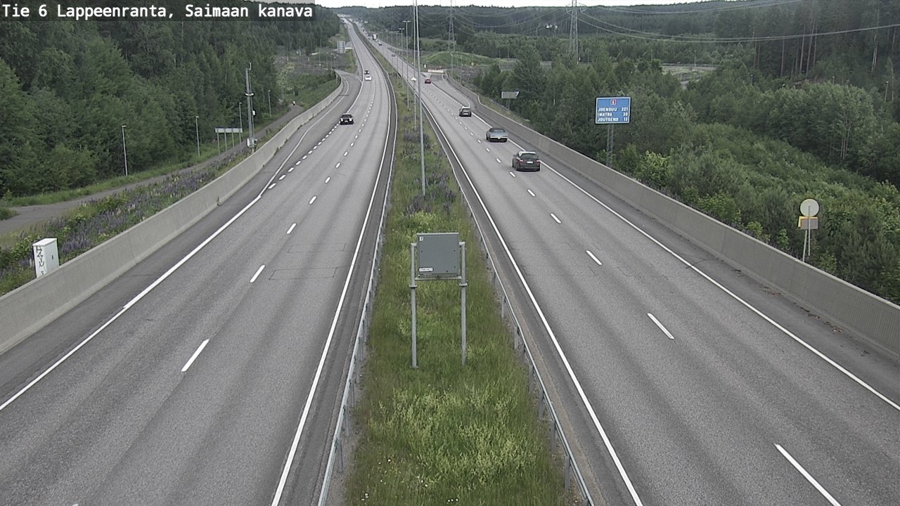 Kelikamerat Kuva Tie 6 Lappeenranta, Saimaan kanava, Lappeenranta, Etelä-Karjala
