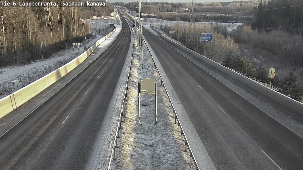 Kelikamerat Kuva Tie 6 Lappeenranta, Saimaan kanava, Lappeenranta, Etelä-Karjala