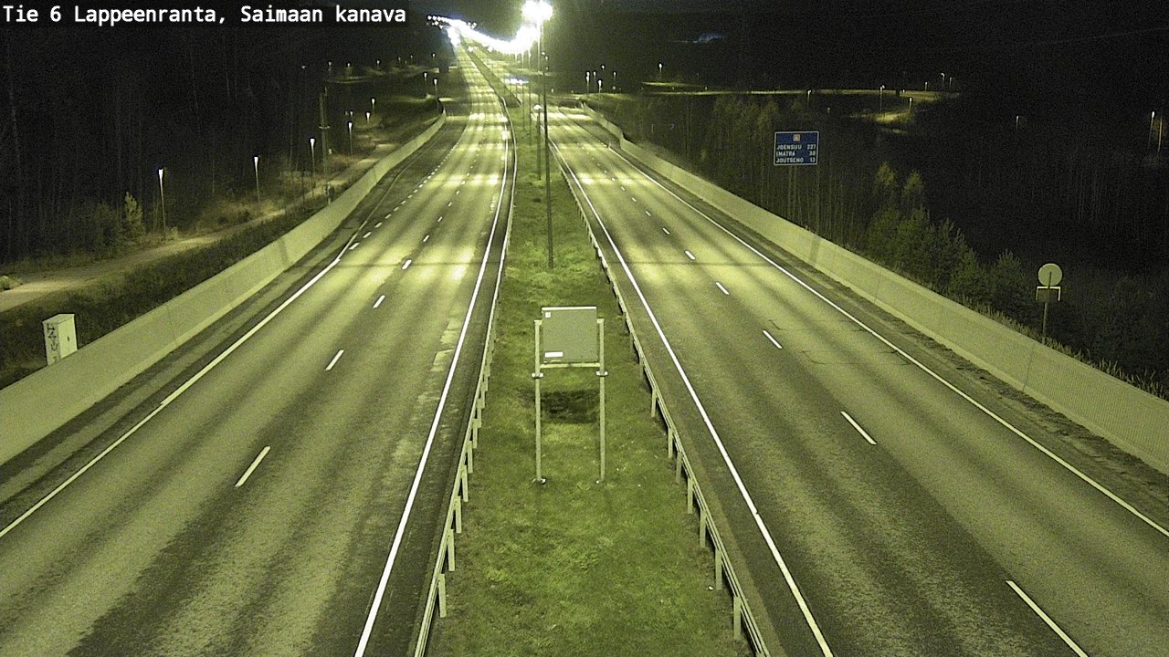 Weather Camera Image Road 6 Lappeenranta, Saimaa channel, Lappeenranta, Etelä-Karjala