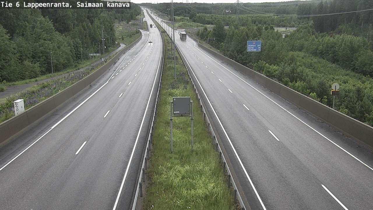 Kelikamerat Kuva Tie 6 Lappeenranta, Saimaan kanava, Lappeenranta, Etelä-Karjala