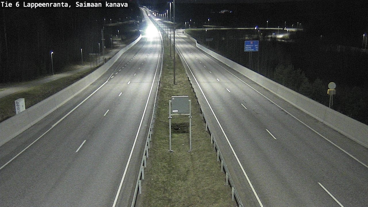 Weather Camera Image Road 6 Lappeenranta, Saimaa channel, Lappeenranta, Etelä-Karjala