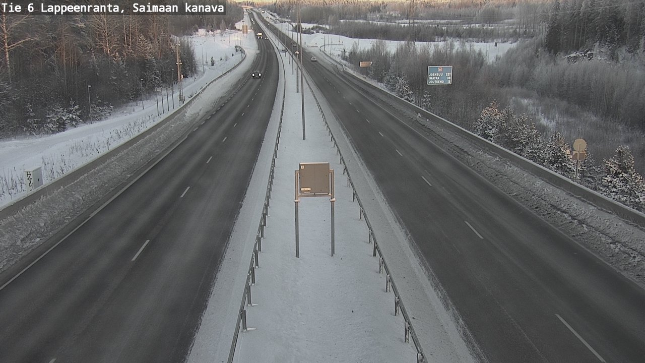 Weather Camera Image Road 6 Lappeenranta, Saimaa channel, Lappeenranta, Etelä-Karjala
