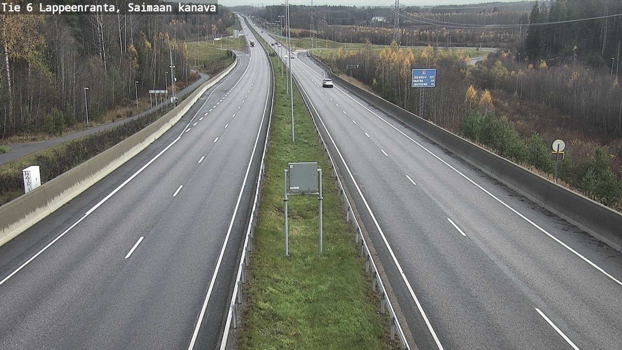 Kelikamerat Kuva Tie 6 Lappeenranta, Saimaan kanava, Lappeenranta, Etelä-Karjala