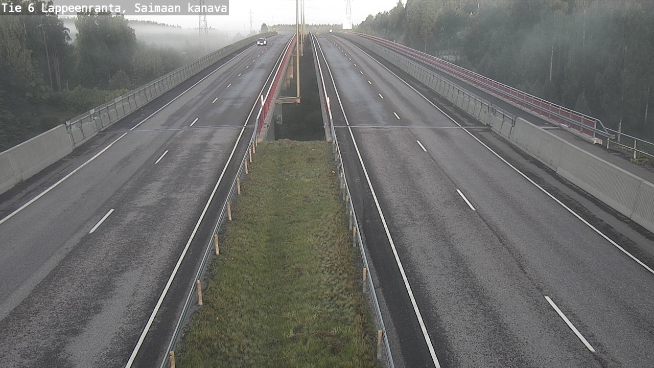Weather Camera Image Road 6 Lappeenranta, Saimaa channel, Lappeenranta, Etelä-Karjala