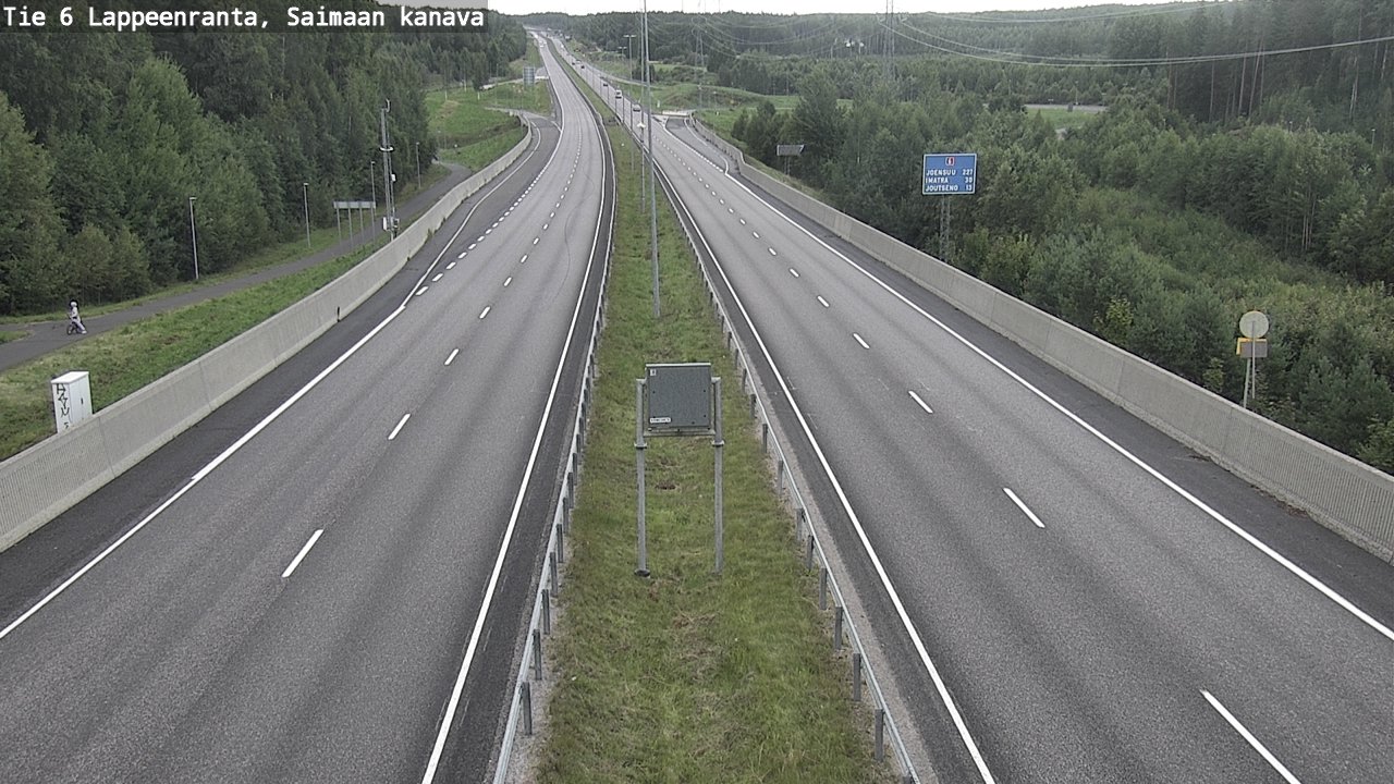 Kelikamerat Kuva Tie 6 Lappeenranta, Saimaan kanava, Lappeenranta, Etelä-Karjala