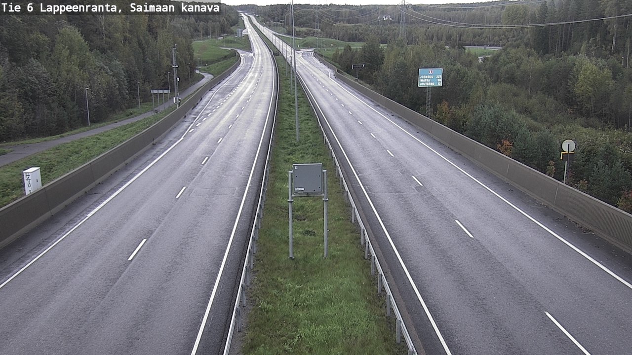 Kelikamerat Kuva Tie 6 Lappeenranta, Saimaan kanava, Lappeenranta, Etelä-Karjala
