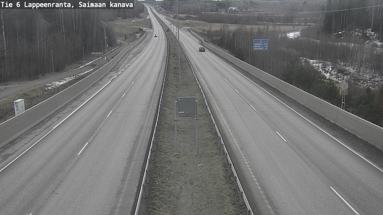 Kelikamerat Kuva Tie 6 Lappeenranta, Saimaan kanava, Lappeenranta, Etelä-Karjala