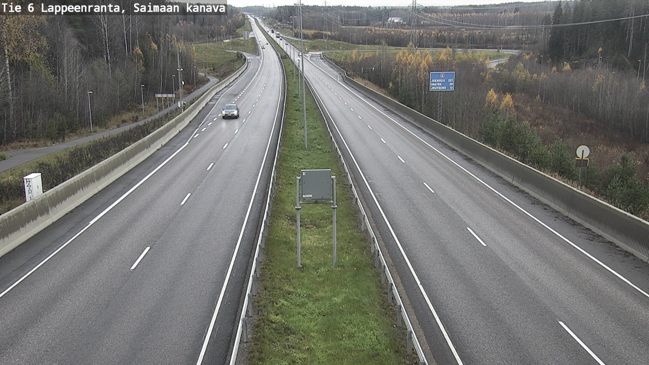 Kelikamerat Kuva Tie 6 Lappeenranta, Saimaan kanava, Lappeenranta, Etelä-Karjala