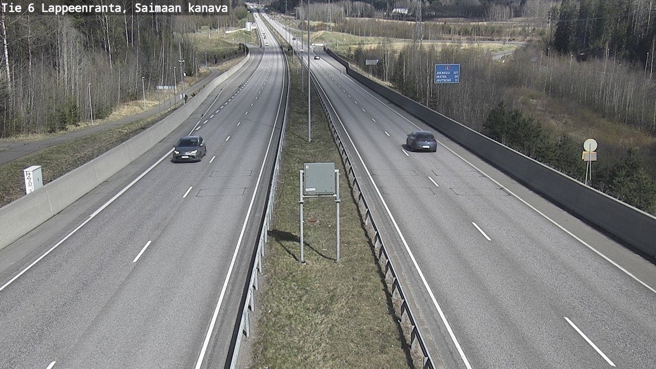 Weather Camera Image Road 6 Lappeenranta, Saimaa channel, Lappeenranta, Etelä-Karjala