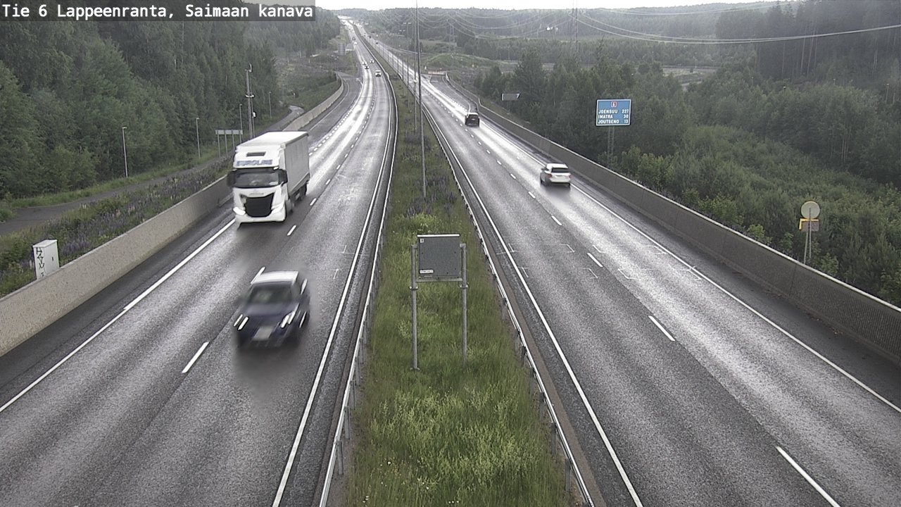 Kelikamerat Kuva Tie 6 Lappeenranta, Saimaan kanava, Lappeenranta, Etelä-Karjala