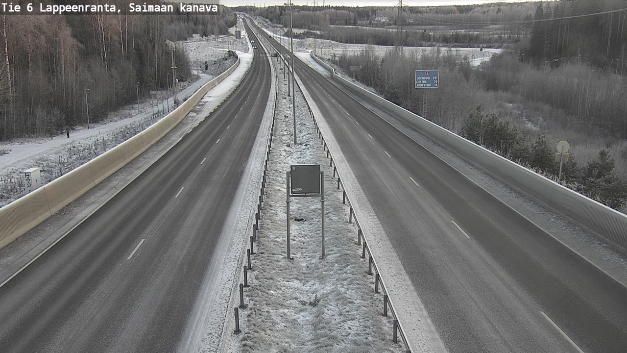 Kelikamerat Kuva Tie 6 Lappeenranta, Saimaan kanava, Lappeenranta, Etelä-Karjala