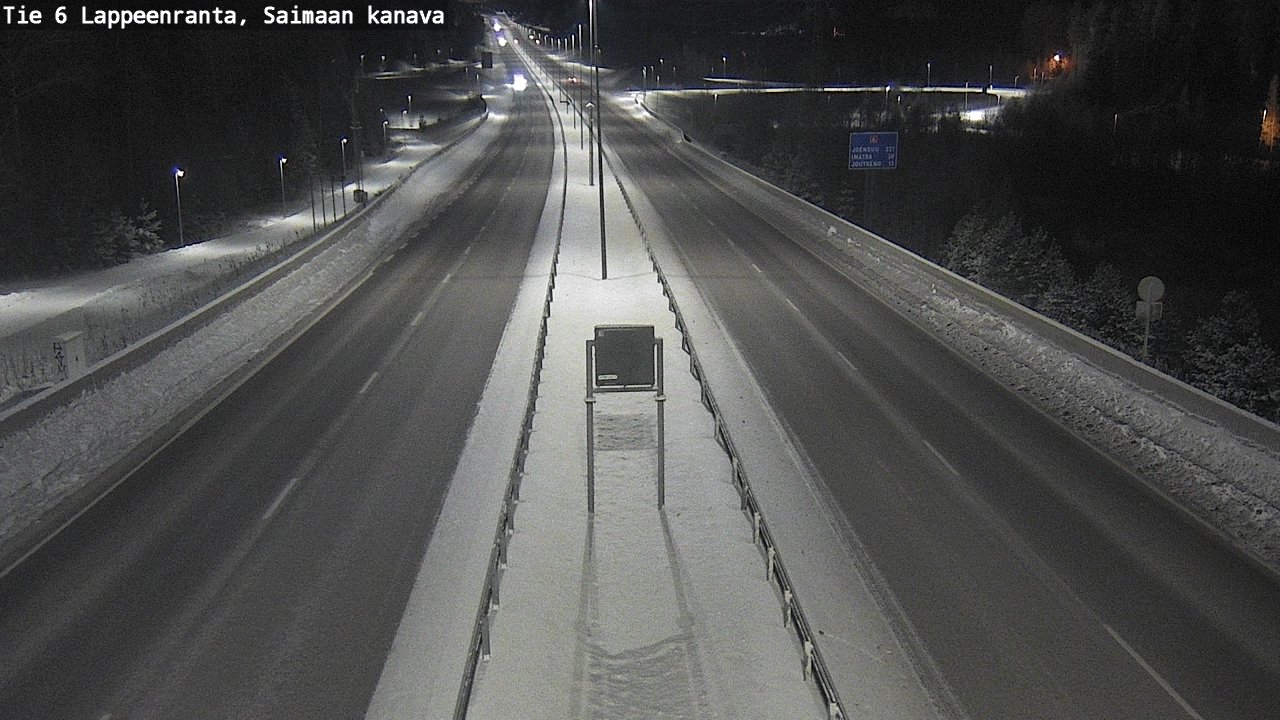 Kelikamerat Kuva Tie 6 Lappeenranta, Saimaan kanava, Lappeenranta, Etelä-Karjala