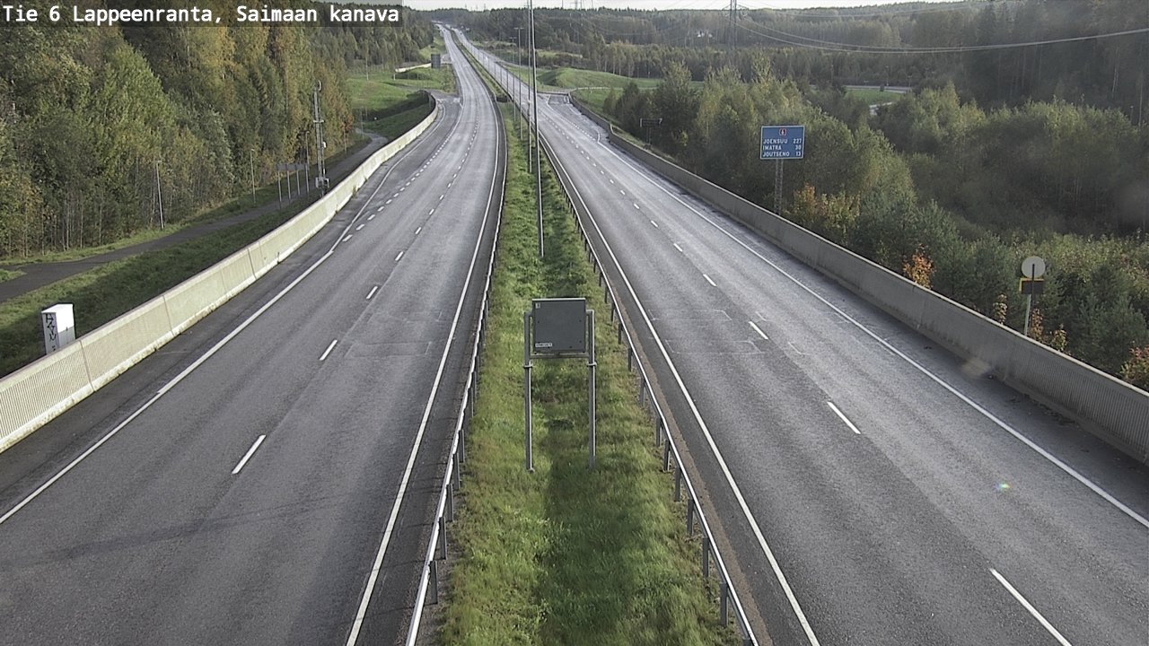 Kelikamerat Kuva Tie 6 Lappeenranta, Saimaan kanava, Lappeenranta, Etelä-Karjala