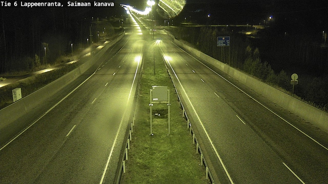 Weather Camera Image Road 6 Lappeenranta, Saimaa channel, Lappeenranta, Etelä-Karjala