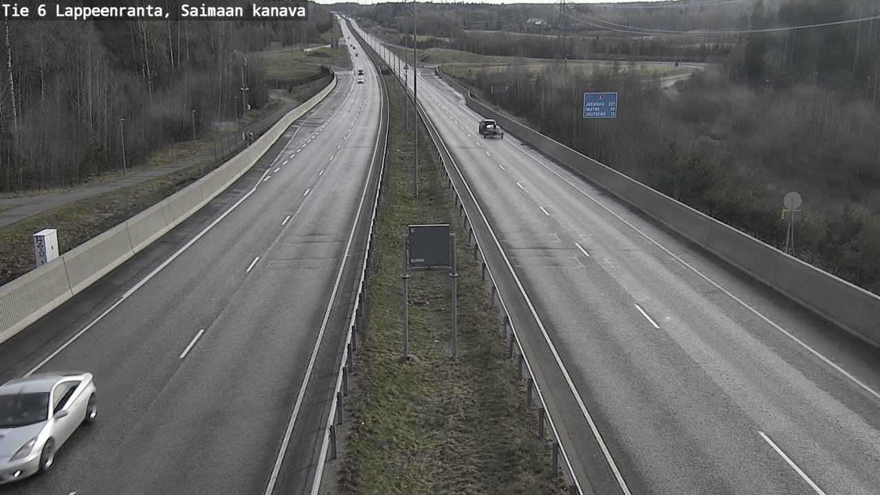 Weather Camera Image Road 6 Lappeenranta, Saimaa channel, Lappeenranta, Etelä-Karjala