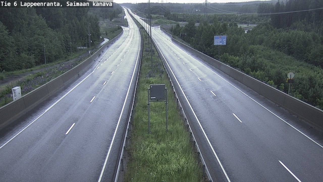 Kelikamerat Kuva Tie 6 Lappeenranta, Saimaan kanava, Lappeenranta, Etelä-Karjala