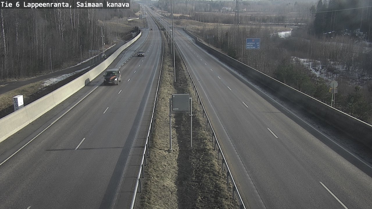 Kelikamerat Kuva Tie 6 Lappeenranta, Saimaan kanava, Lappeenranta, Etelä-Karjala