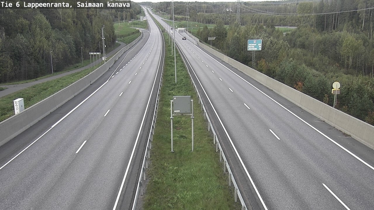 Kelikamerat Kuva Tie 6 Lappeenranta, Saimaan kanava, Lappeenranta, Etelä-Karjala