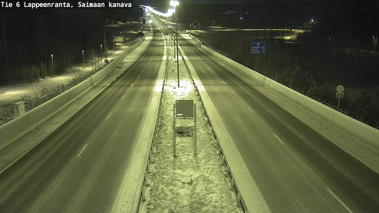 Kelikamerat Kuva Tie 6 Lappeenranta, Saimaan kanava, Lappeenranta, Etelä-Karjala