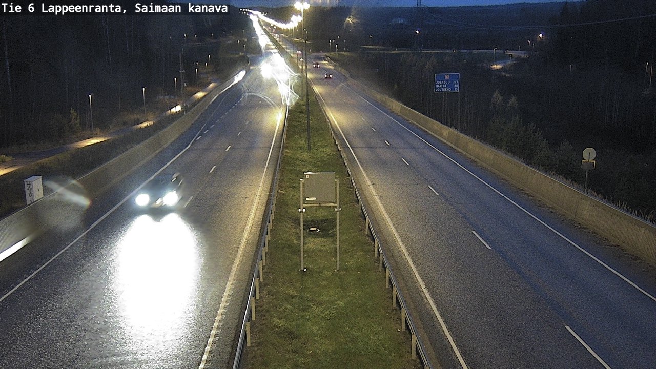 Weather Camera Image Road 6 Lappeenranta, Saimaa channel, Lappeenranta, Etelä-Karjala