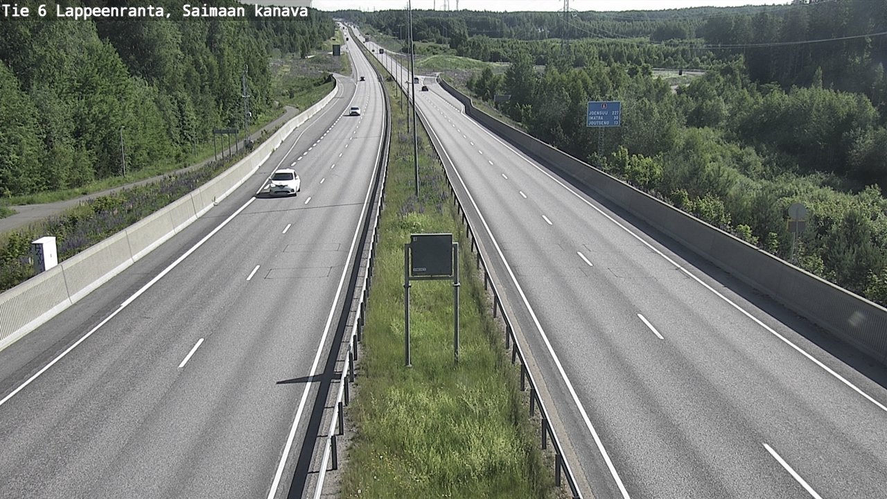 Kelikamerat Kuva Tie 6 Lappeenranta, Saimaan kanava, Lappeenranta, Etelä-Karjala