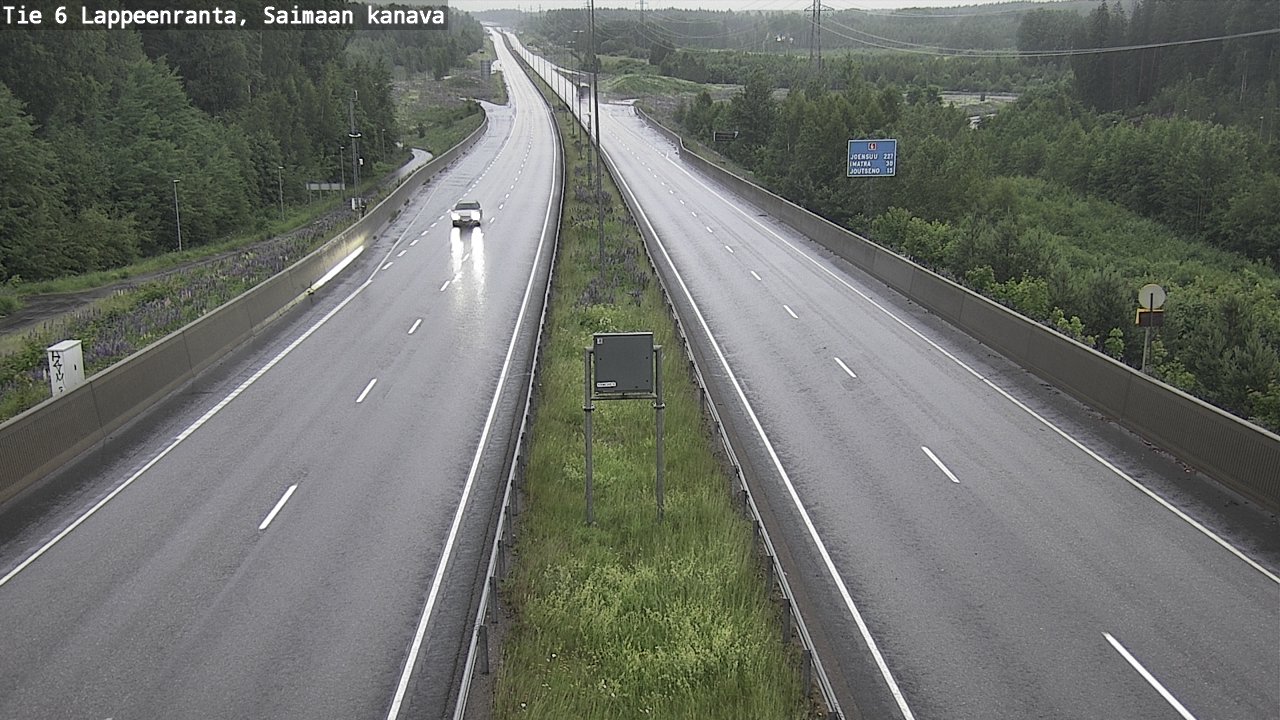 Kelikamerat Kuva Tie 6 Lappeenranta, Saimaan kanava, Lappeenranta, Etelä-Karjala