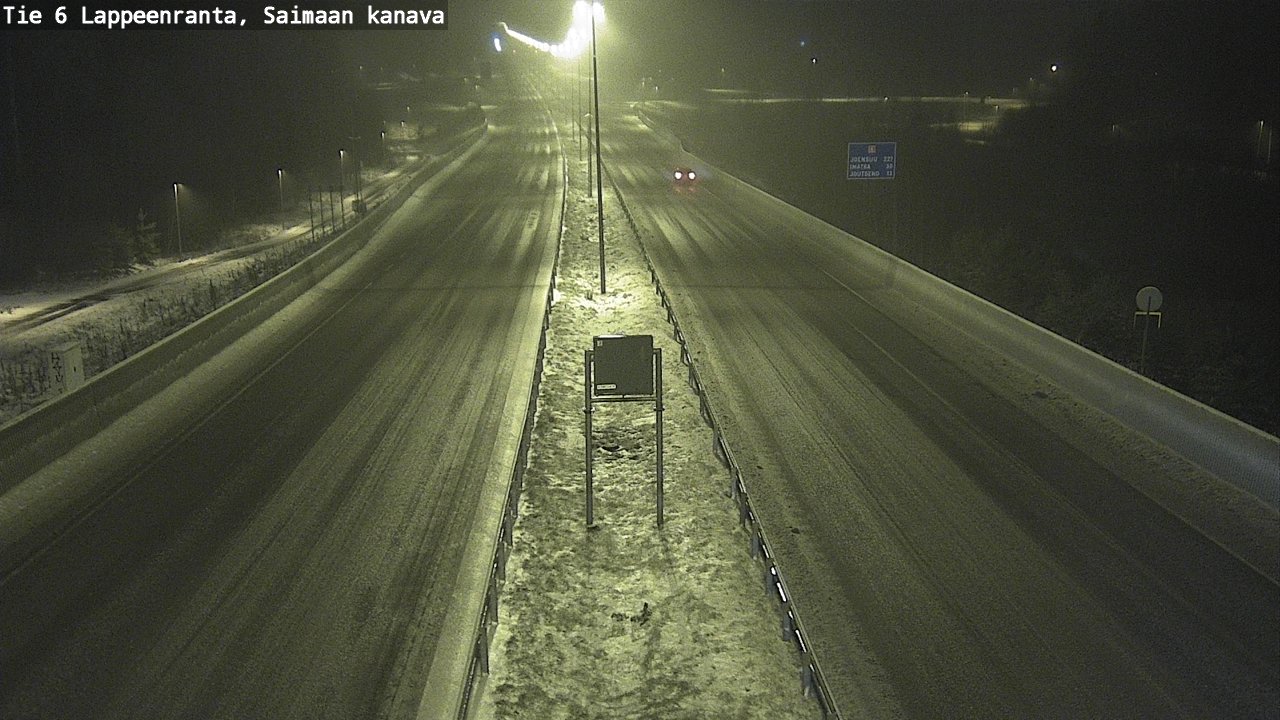 Weather Camera Image Road 6 Lappeenranta, Saimaa channel, Lappeenranta, Etelä-Karjala