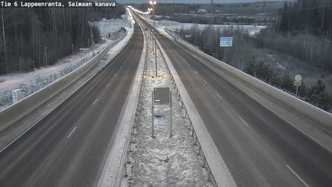 Kelikamerat Kuva Tie 6 Lappeenranta, Saimaan kanava, Lappeenranta, Etelä-Karjala