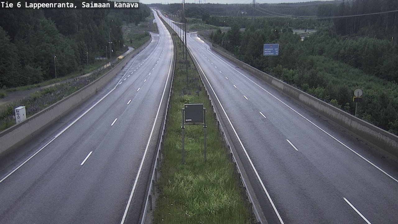 Kelikamerat Kuva Tie 6 Lappeenranta, Saimaan kanava, Lappeenranta, Etelä-Karjala